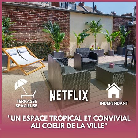 L'Escale Tropicale, Appartement Independant Avec Terrasse Privative Σεν-Κεντέν Εξωτερικό φωτογραφία